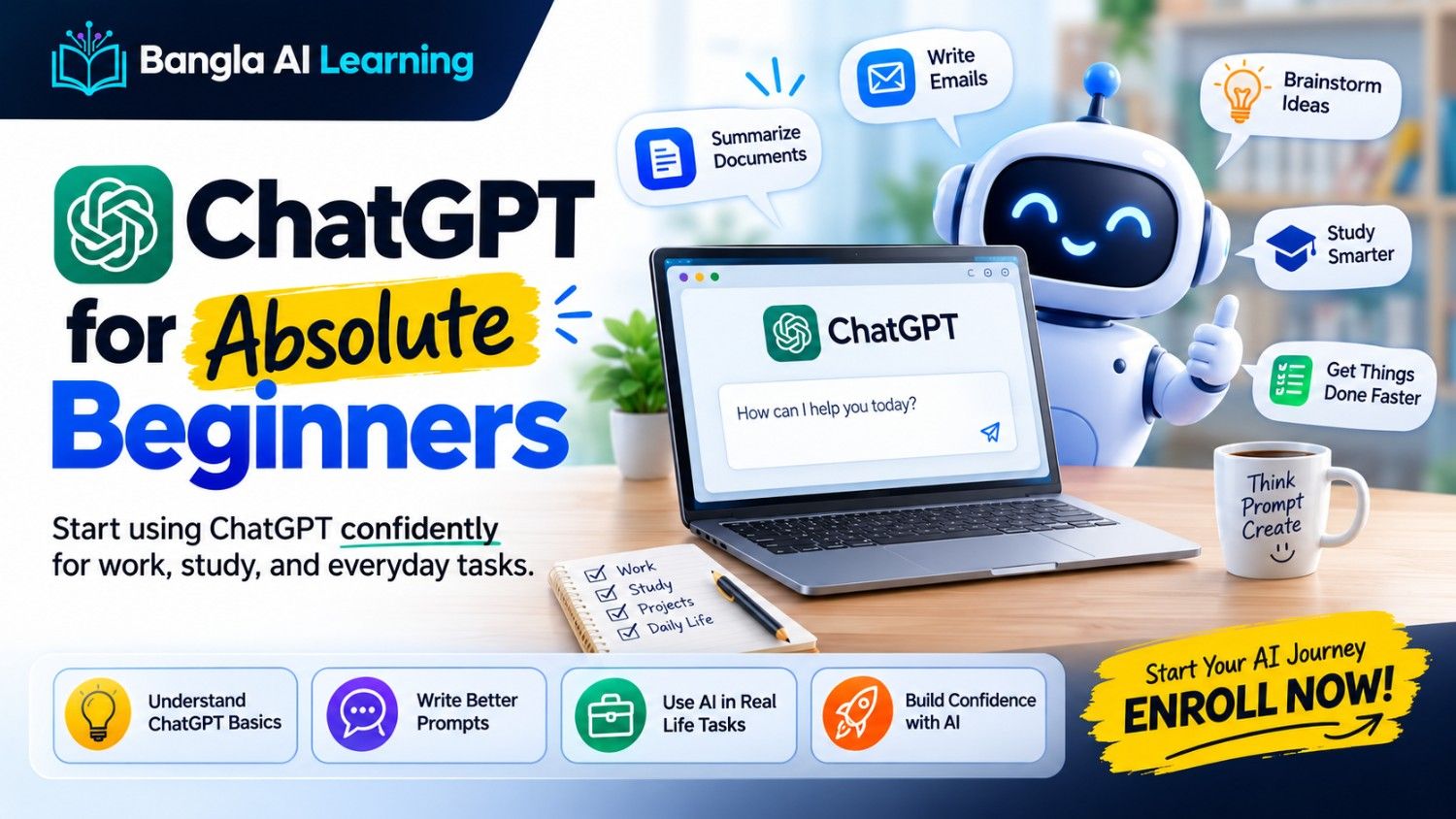 ChatGPT for Absolute Beginners