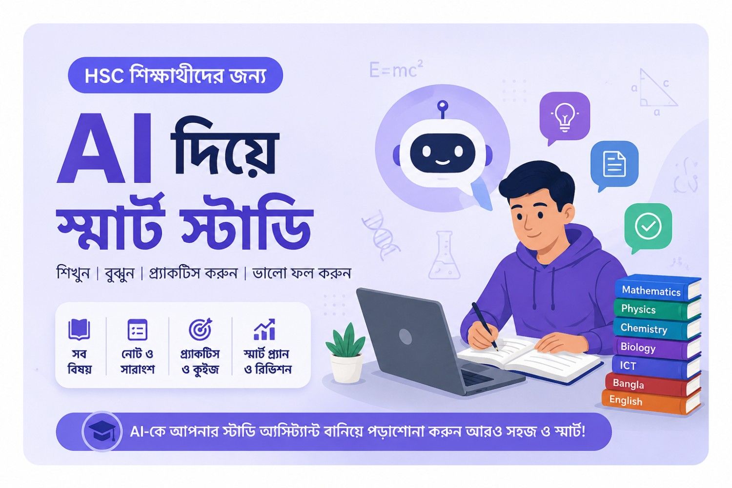 HSC-তে AI দিয়ে স্মার্ট স্টাডি